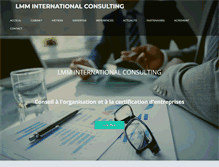 Tablet Screenshot of lmminternationalconsulting.com